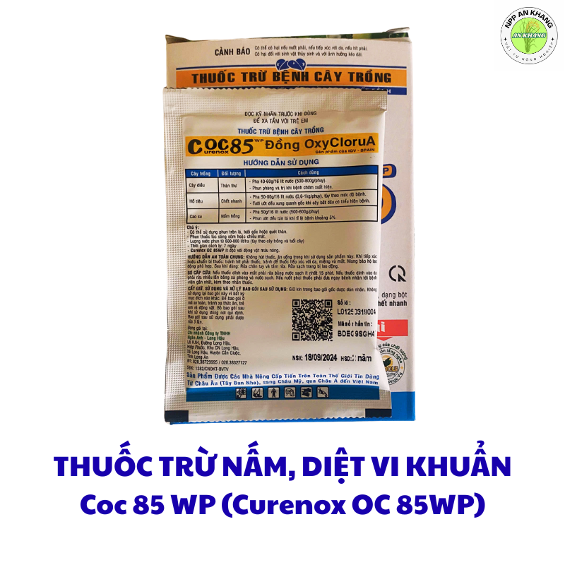 Coc 85 WP (Curenox OC 85WP) (6) thuốc trừ nấm, thuốc trị vi khuẩn
